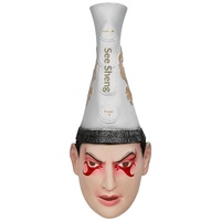 Masques Ciel et Enfer pour Halloween et Noël, en caoutchouc, amusants, pour carnaval, ZP, fabriqués en Chine