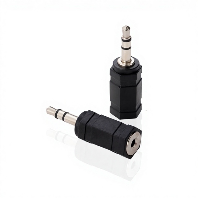 2.5 male to 3.5 Female size interconversion headset adapter plug audio cable connector 2.5mm to 3.5mm adapter