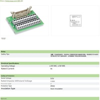Módulo de Conversión de Cable para Alemania, Conector Enchufable para Conductores Compatible con DIN 41651 Modelo 289-403