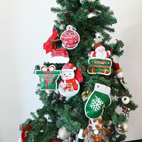 Sacs en Mylar personnalisés pour bonbons de Noël irréguliers, sacs en plastique avec fermeture à glissière pour l'emballage de collations et de chocolats