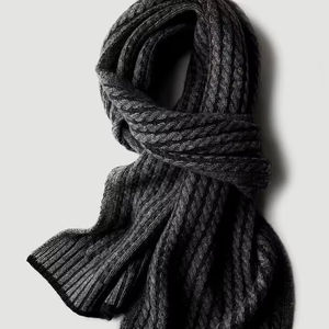 Sciarpa Invernale in Cashmere Lavorata a Maglia per Donna di Square <span class=keywords><strong>Fonda</strong></span> Factory, Sciarpe con Stampa Digitale per Signore - Product Image 1