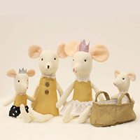 Poupées en peluche souris animaux en peluche jouet jaune filles cadeau pour bébé meilleures ventes