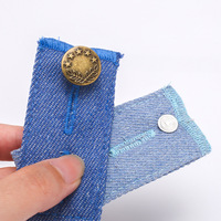 Kancing Celana Kasual Lepas Pasang Ukuran Kecil dan Besar, Kancing Jeans Bulat dari Logam Seng