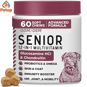 อาหารเสริมสำหรับสุนัขยี่ห้อ Petop OEM/ODM ช่วยลดกลิ่นปัสสาวะ ด้วยสาร DL-MENTHIONINE ป้องกันหญ้าไหม้ ลดจุดเหลือง ช่วยรักษาความเขียวของหญ้า - Product Image 1