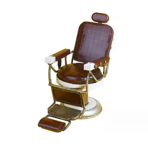 复古工艺品装饰手工创意收银机锡美国理发店椅子模型