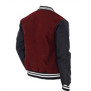 Chaqueta de Invierno Estilo Letterman de Alta Calidad LONG MISSION INDUSTRY, Nuevo Estilo Moderno, 100% Algodón y Lana, Transpirable e Informal - Product Image 2