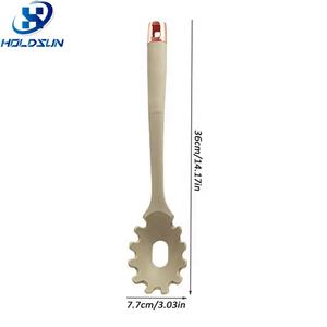 Utensilio de cocina resistente <span class=keywords><strong>al</strong></span> calor de alta calidad, cuchara de silicona para servidor de <span class=keywords><strong>espagueti</strong></span>, cuchara para Pasta con mango de goma - Product Image 2
