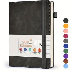 Stylish Custom Strap Leather Journal 100 Sheets Hardcover Thread <b>Sewing</b> Bound Multi-Size Options Multiple Colors Personalized - Product Image 3