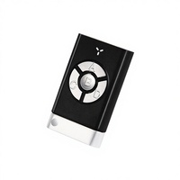 Télécommande sans fil YET2194 433 MHz à 4 touches avec code d'apprentissage 1527 pour contrôleur de porte coulissante, de porte battante et de volet roulant