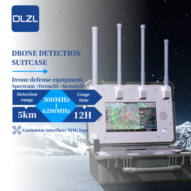 DLZL 10km-level Drone Defense System (Signal Detector); Precise Positioning Security Equipment