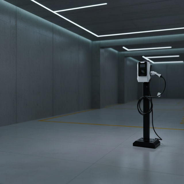 22kW/44kW Type 2 AC EV Charging Station, Floor-Standing, RFID/APP Payment, OCPP Compatible