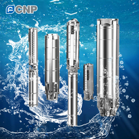 Pompa Air Listrik Tekanan Tinggi Seri CNP SJ SS304/SS316 Pompa Submersible Sumur Dalam untuk Irigasi dan Pertanian