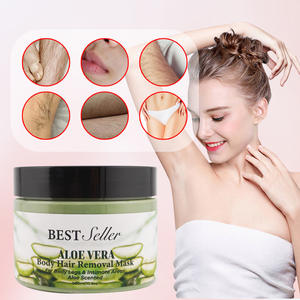 Crème dépilatoire OEM à résultats rapides, indolore, non irritante, parfumée à l'aloe vera, crème dépilatoire douce pour le corps, 500 ml - Product Image 4