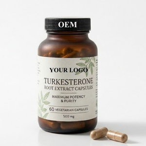 แคปซูล Astrawell <span class=keywords><strong>Turkesterone</strong></span> แบบ OEM รับผลิตแบรนด์ส่วนตัว สารสกัดจาก Ajuga Turkestanica แคปซูล <span class=keywords><strong>Turkesterone</strong></span> เพื่อเสริมสร้างกล้ามเนื้อและความแข็งแรง - Product Image 1