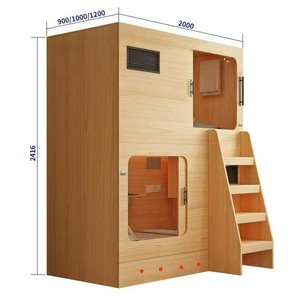 Cama Cápsula en Venta con Cerradura Inteligente, Litera de Madera para Hostales y Hoteles, Muebles Personalizables y Estables de Madera y Acero - Product Image 6