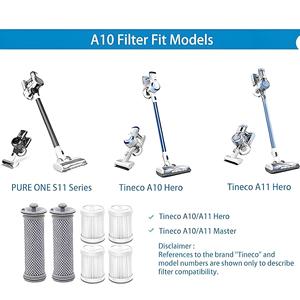 Tineco A10 A11 EA10 Vacuum Filter Roller <b>Brush</b> Rear Filter Hepa Reusable Home Use 51-100 Sqm Compatible Parts - Product Image 2