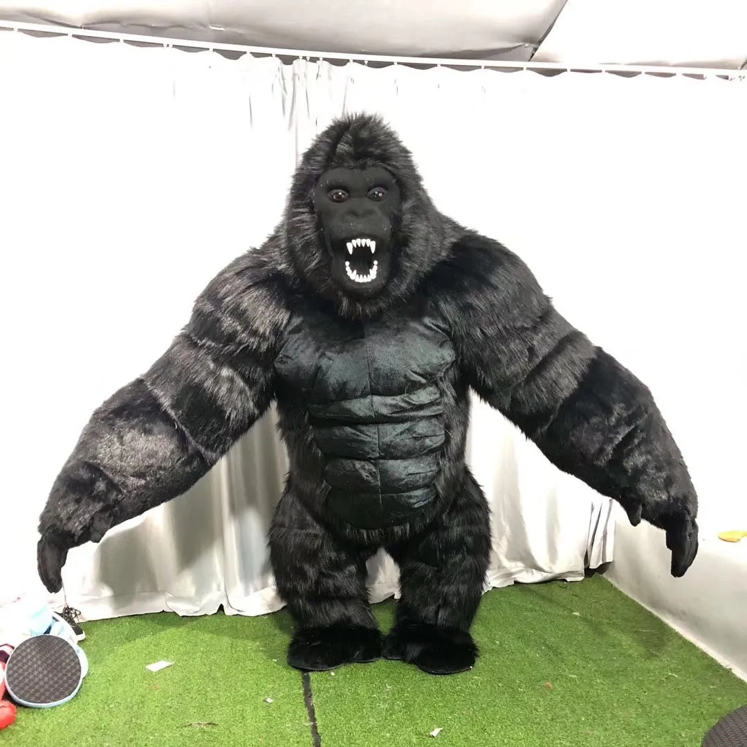 Gorilla Nettes Maskottchen Custom ized Easter Animal aufblasbares Plüsch kostüm für Cosplay