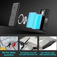 Batterie externe portable avec batterie semi-solide, charge magnétique, 20000mAh, chargeur rapide GaN 65W pour ordinateur portable, alimentation portable