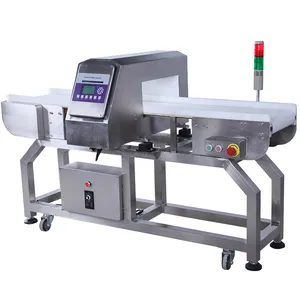 Mesin detektor logam deteksi makanan, mesin pendeteksi makanan tampilan Digital otomatis dioperasikan dengan mudah untuk industri pemasok Tiongkok