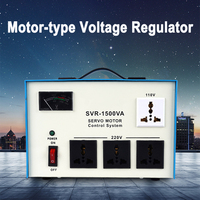 Regulador de Voltaje de CA Automático de 1500VA, Tipo Servo, 160-250V AVR para Electrodomésticos