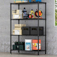 Étagère de rangement en métal pour cuisine et salon, design simple, étanche, pour objets lourds, empilable