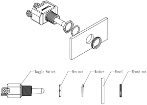 Toowei 12 mét Bảng điều chỉnh núi <span class=keywords><strong>dpdt</strong></span> On-on chuyển đổi chuyển đổi cho máy móc nông nghiệp - Product Image 6