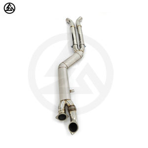 Tubo medio de acero inoxidable CSZ con ajuste perfecto para BMW S58 M2 G87 3,0 T Tuning tubo medio de 4 pulgadas con sistema de escape de protección térmica - Product Image 6