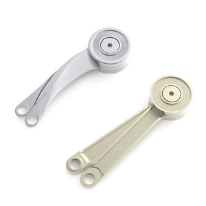 Support de porte relevable pour armoire de cuisine réglable, vérin à gaz hydraulique, fonctionnement silencieux, finition nickel, modèle 0003 - Product Image 2