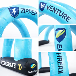 Arche de course gonflable géante avec souffleur pour événements de trail en extérieur, affichage publicitaire pour marathon et promotion de marque - Product Image 4
