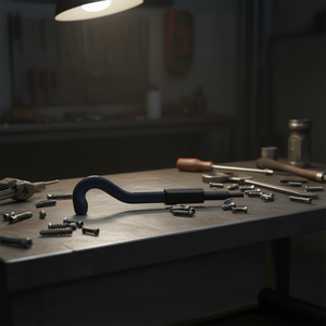 Herramienta de montaje de serpentín Fervi F-Coil, accionamiento hexagonal de 10 mm, rosca métrica de paso fino, acabado en zinc azul para insertos roscados - Product Image 3