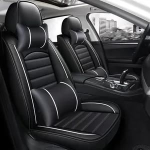 Роскошные роскошные защитные кожаные сырьевые материалы, бесшовное соединение с эксклюзивными чехлами для автомобильных сидений