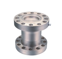 Sensor de fuerza de columna con montaje de brida para medición de tensión y compresión en granos, gravedad, carros, silos, tanques, básculas, vehículos motorizados y procesos.