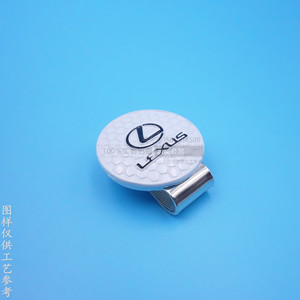Lexus <b>Golf</b> Ball Marker Magnetic Hat Clip Bright Nickel Iron Universal Convenient <b>Golf</b> Gear - Product Image 3