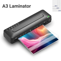 Plastifieuse à chaud et à froid FN335 A3 A4 pour papier et photos, avec pochettes incluses