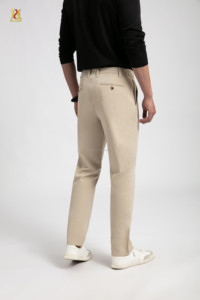 Pantalon droit vintage premium pour homme avec taille extensible, infroissable, respirant, léger, pour affaires, décontracté ou <span class=keywords><strong>golf</strong></span> - Product Image 2