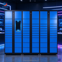 Casier intelligent sur pied, casier intelligent personnalisé et casier électronique pour un rangement personnel flexible dans les lieux de travail commerciaux