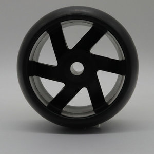 Custom Made 5 Inch PP Rubber Plastic Lawnmower Wheel Black Industrial Caster For Garden <b>Tools</b> - Product Image 1