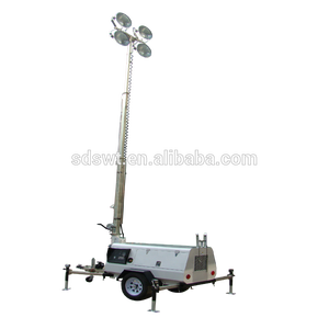 Torre de Iluminación Móvil SWT con <span class=keywords><strong>Precio</strong></span> de Fábrica, Torre de Iluminación LED Móvil, Montada sobre Plataforma, Equipo de Construcción Robusto - Product Image 3