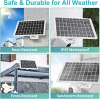 Paneles Solares Monocristalinos ALECTER Grid de 8W 10W 5V para Monitoreo de Videoporteros Inteligentes y Sistemas de Seguridad con Cámara