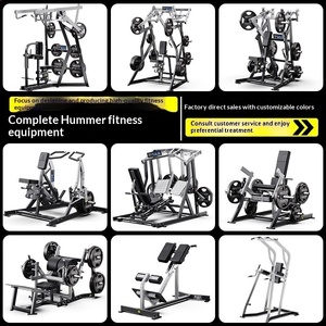 Équipement de musculation Hummer, appareil de musculation commercial, <span class=keywords><strong>presse</strong></span> pectorale, traction haute/basse, squat, entraînement des jambes, acier, série 900, complet - Product Image 5