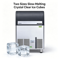 Máquina de Hielo en Cubos Comercial Scotsman, Acero Inoxidable 304/201, Gran Capacidad 600KG, Motor de Marca Reconocida, Bomba PLC, Compresor Bristol