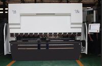 Machine à cintrer les métaux CNC Gweike, moule personnalisé avec 63 système de couronne mécanique CNC, 100Ton/3200mm
