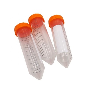 50ml PP plástico laboratório uso cônico fundo centrífuga tubo com escala 15ml - Product Image 1