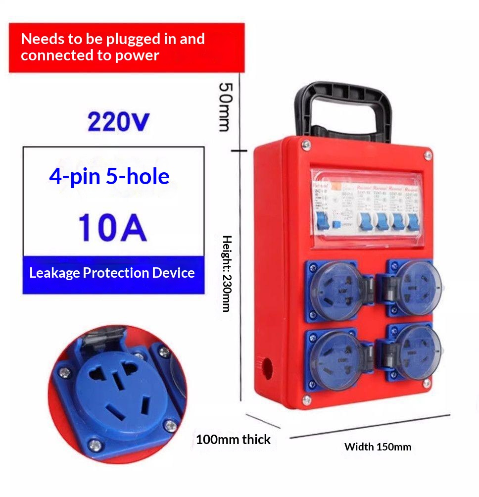 220V 4-position five-hole 10A