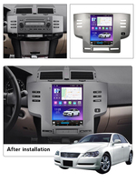 MEKEDE Navegación GPS de 8 Núcleos con Cámara de 360°, Android Auto, Carplay, Pantalla Táctil para Auto, 4G LTE, Wi-Fi para Toyota Reiz 2005-2009