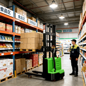 Apilador Eléctrico Manual LIEBO de Nuevo Diseño, Fácil de Controlar, 1500 kg (3306 lb), 3 m, para Uso Doméstico - Product Image 1