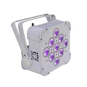 RGBAW UV. סוללה UPLIGHT, לשינוי רקע שטוח par led אורות 9x18w עד תאורה לחתונה