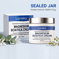 Crème au magnésium Laniska pour la sciatique : Soulage les inconforts corporels et favorise le confort musculaire, crème apaisante pour peaux tendues
