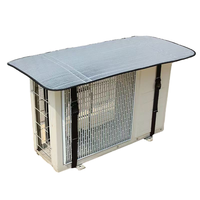 Housse de climatiseur extérieur Protection solaire pour unités Film épais Facile à installer Bloque la lumière du soleil et réduit la pression