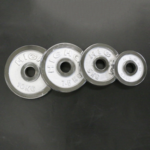 Manufacturer Direct Sales Dumbbell Barbell Silver Plated <strong>Weight</strong> <strong>Plate</strong> Electroplated Barbell <strong>Weight</strong> <strong>Plate</strong> - Product Image 1